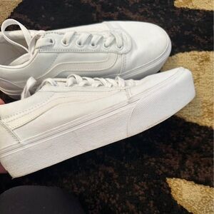 Vans Platform Sneakers white